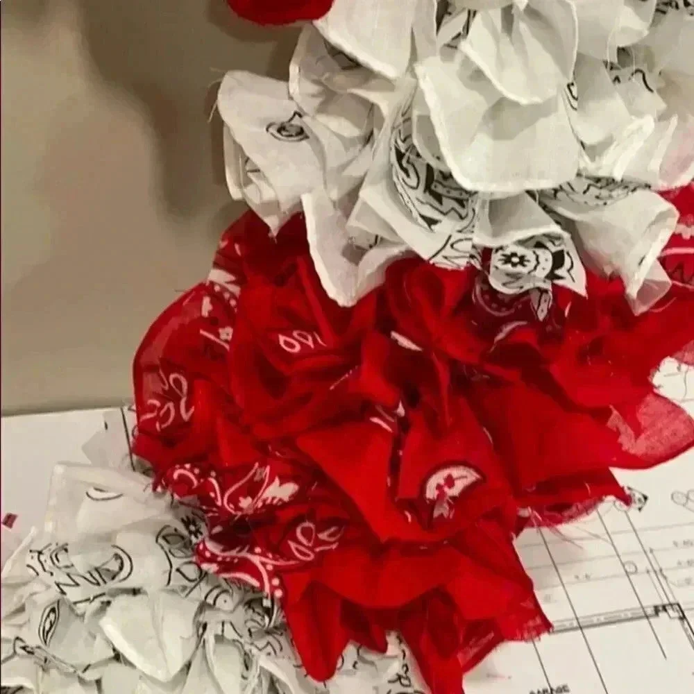 American flag wreath